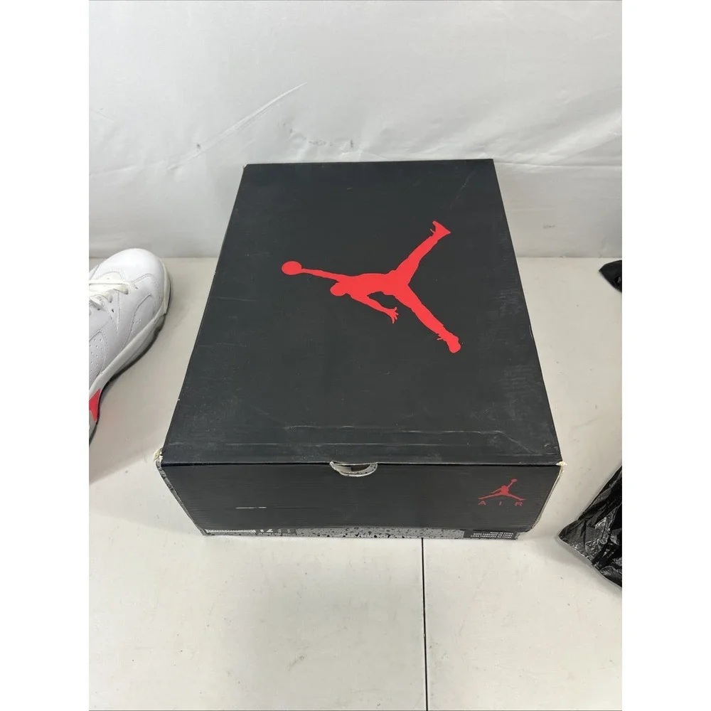 Nike Air Jordan 6 Retro White Infrared 2014 384664-123 With Box Size 12
